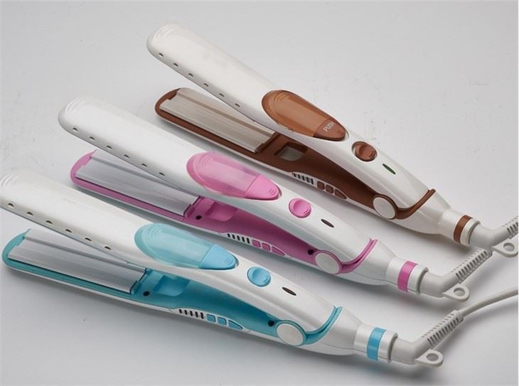 온도 조절 스팀 헤어 스트레이트너